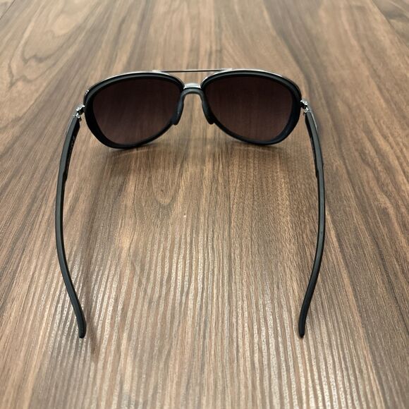 Oakley Split Time Sunglasses Velvet Black Prizm Gray Gradient OO4129-1758 GUC